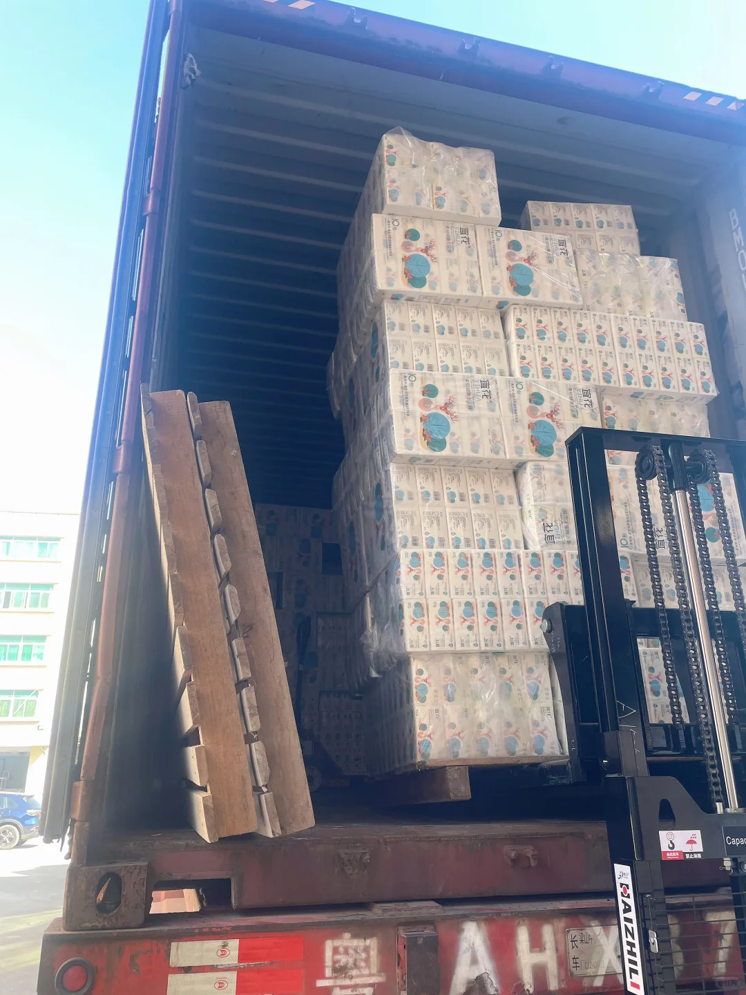 广东到全球? 整柜纸巾➕洗脸巾出海