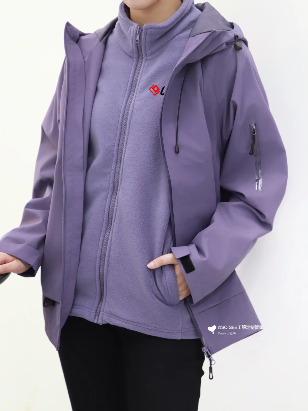 心动预警！?清华紫，更高级的工作服定制选择