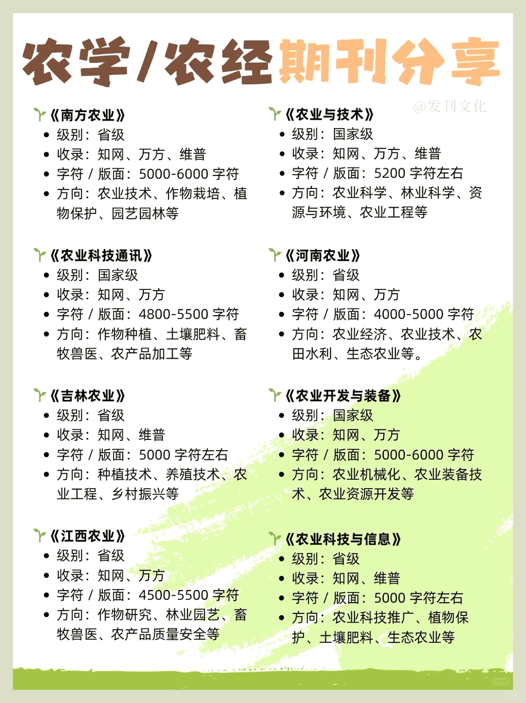 农学农经必看！错过后悔系列分享