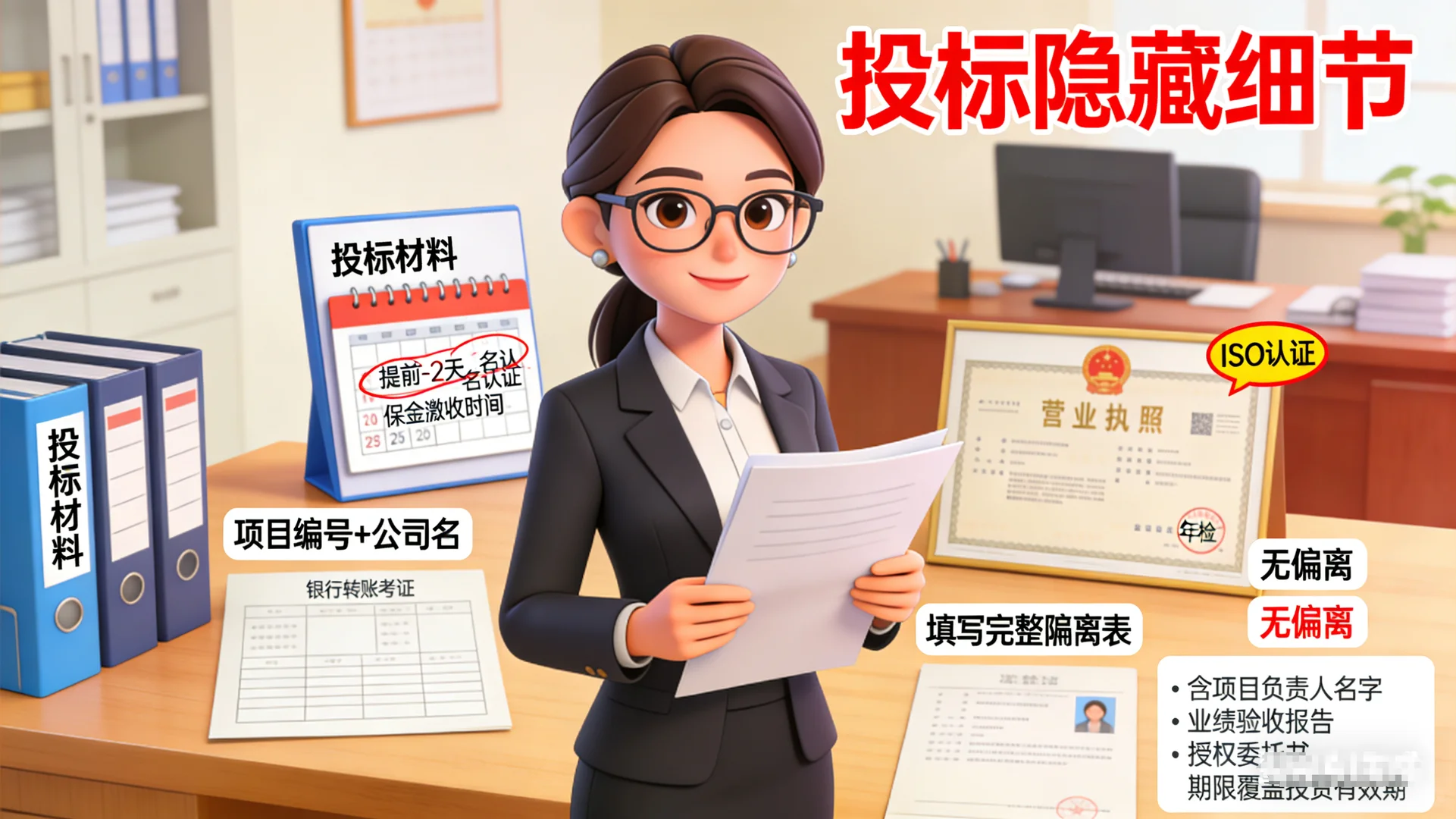 宝子们,投标翻车大多栽在冷门细节上!