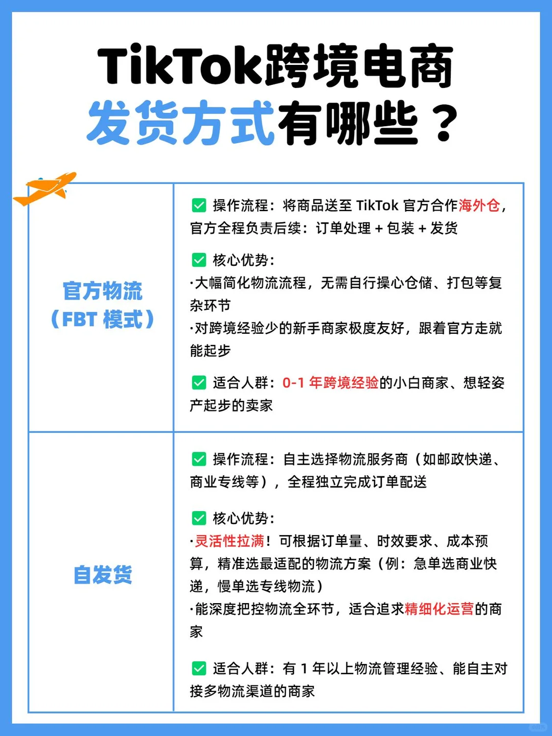 TikTok跨境时有哪些发货方式是必须了解的?