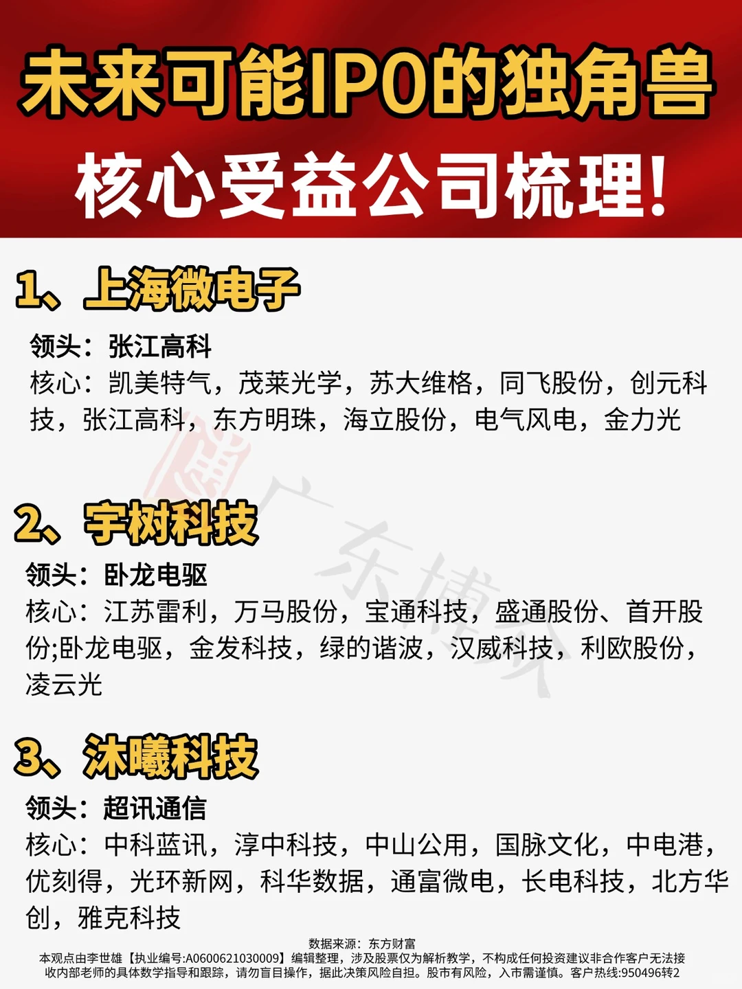 未来可能IPO的独角兽核心受益公司梳理