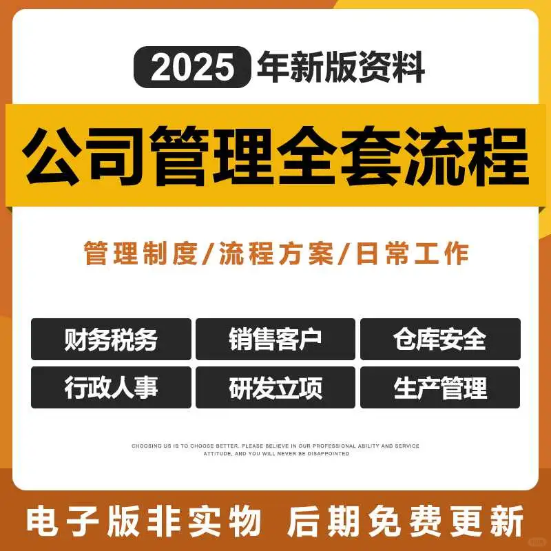 内部管理流程图财务市场采购客服流程示意