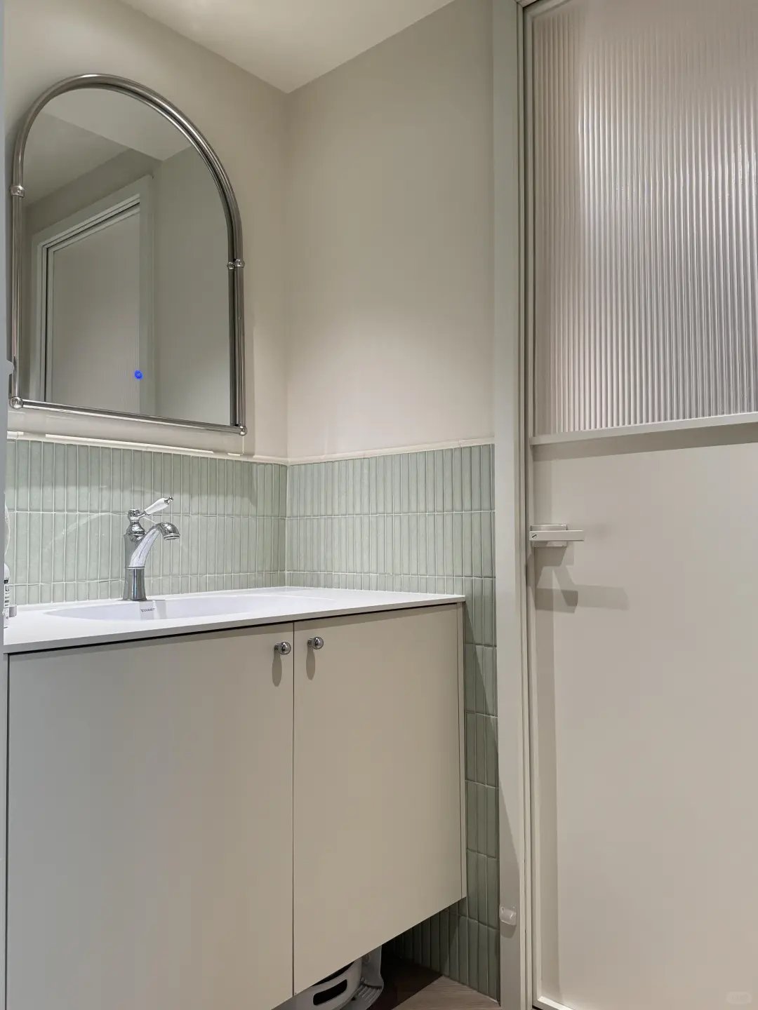 遂宁瓷砖｜绿色马赛克浴室