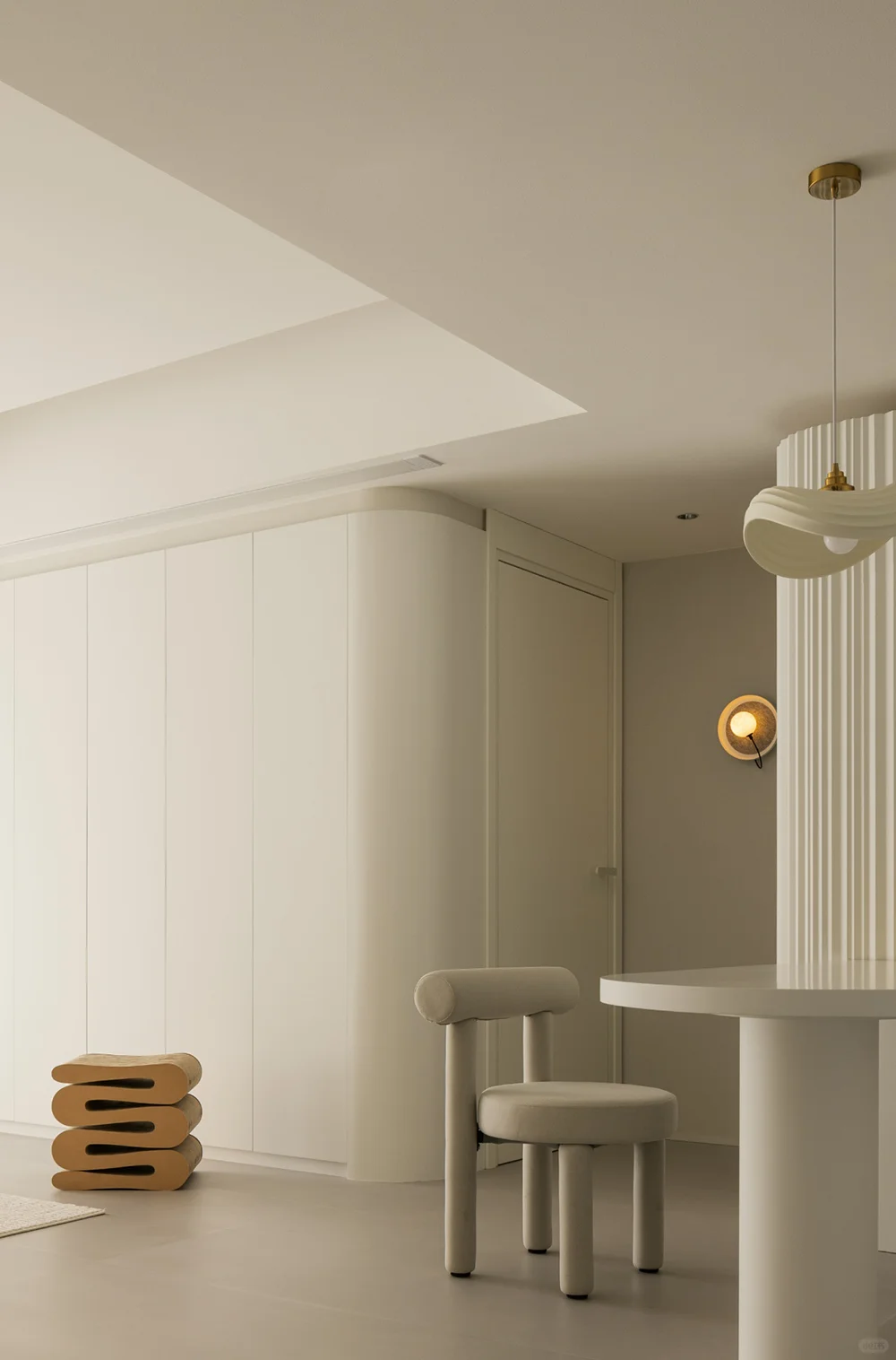 小户型也能装的奶油风，太治愈了