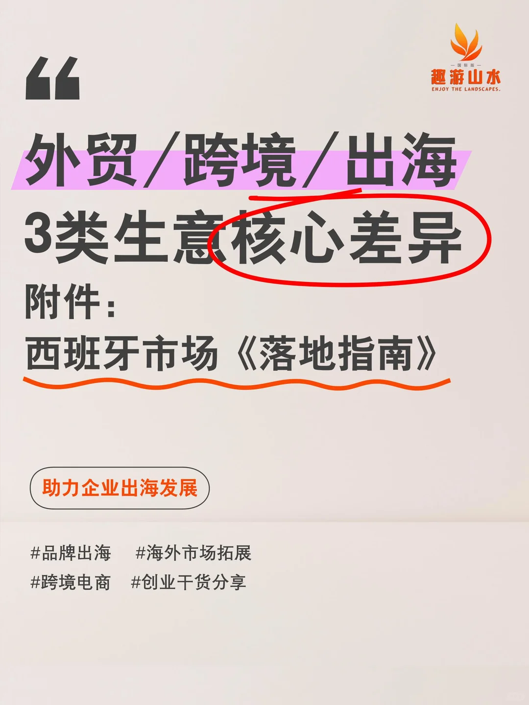 干货分享｜外贸、跨境、出海不是同一个生意