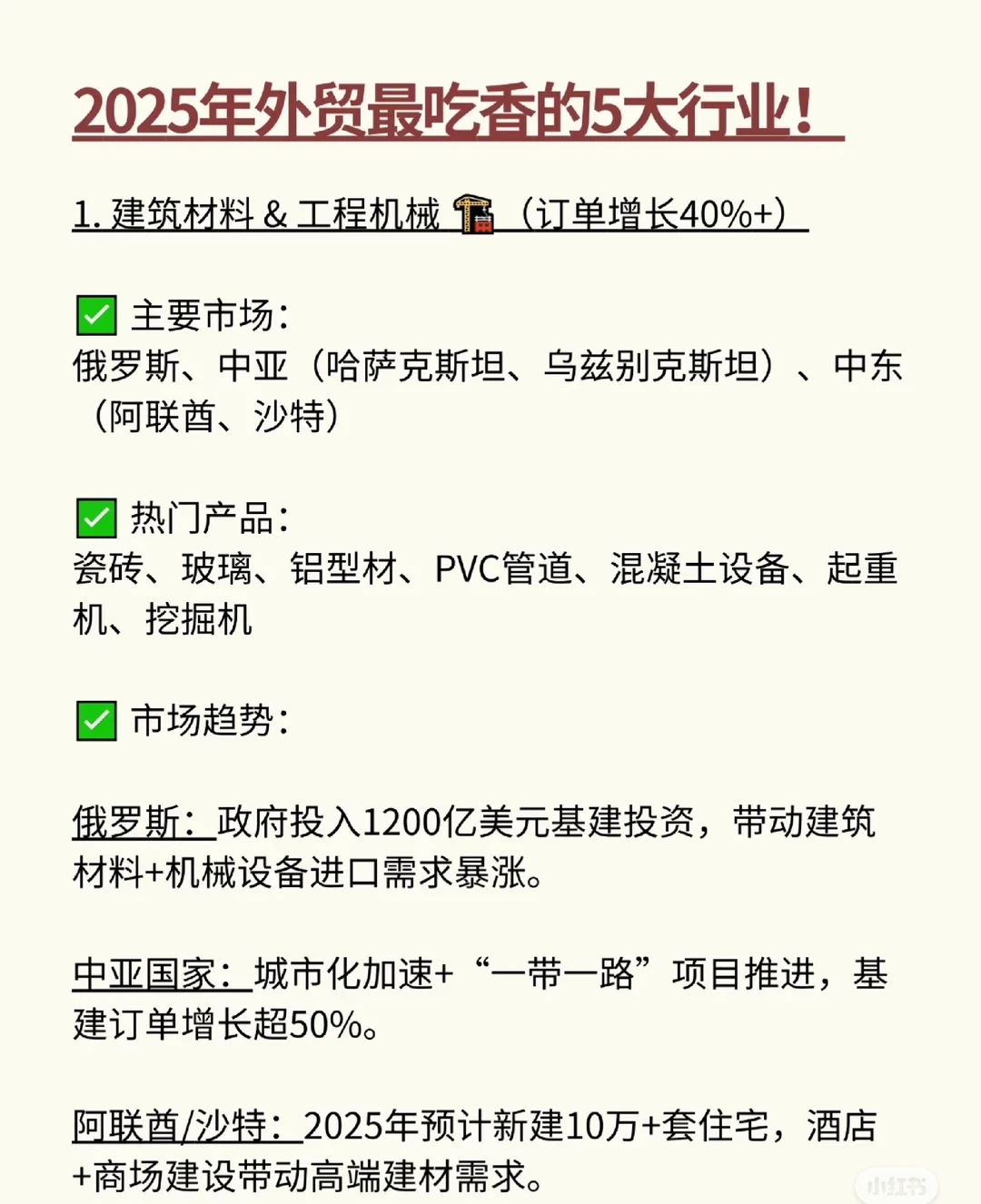 2025年外贸最吃香的5大行业！订单暴涨