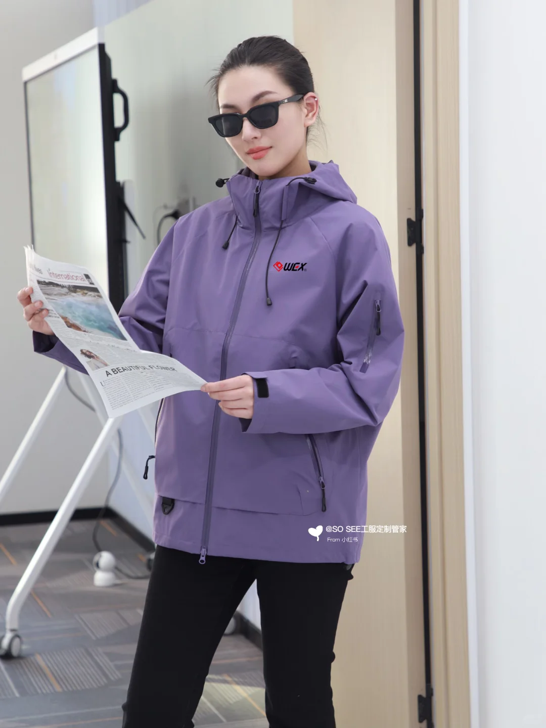 心动预警！?清华紫，更高级的工作服定制选择