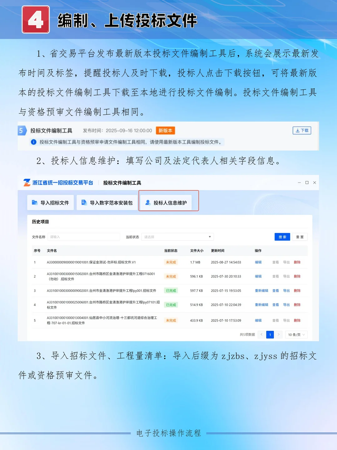 电子标怎么上传?远程开标大厅如何操作?