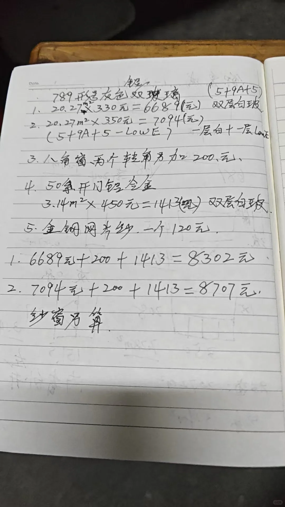 铝合金门窗最后选定7000