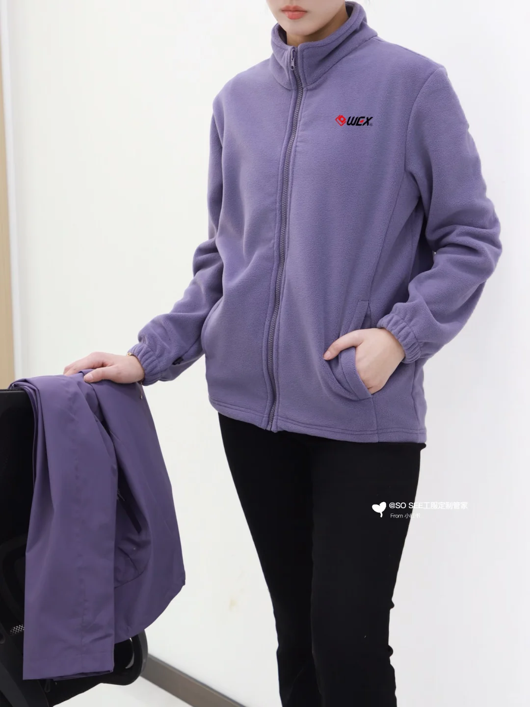 心动预警！?清华紫，更高级的工作服定制选择