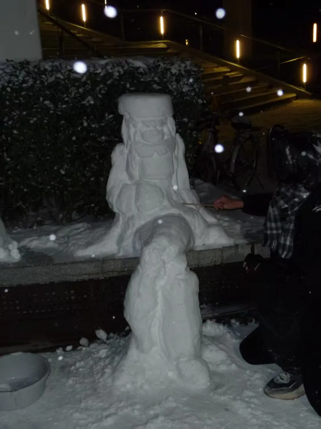 北京林业大雪⛄大赏，堆雪人大赛优等奖?