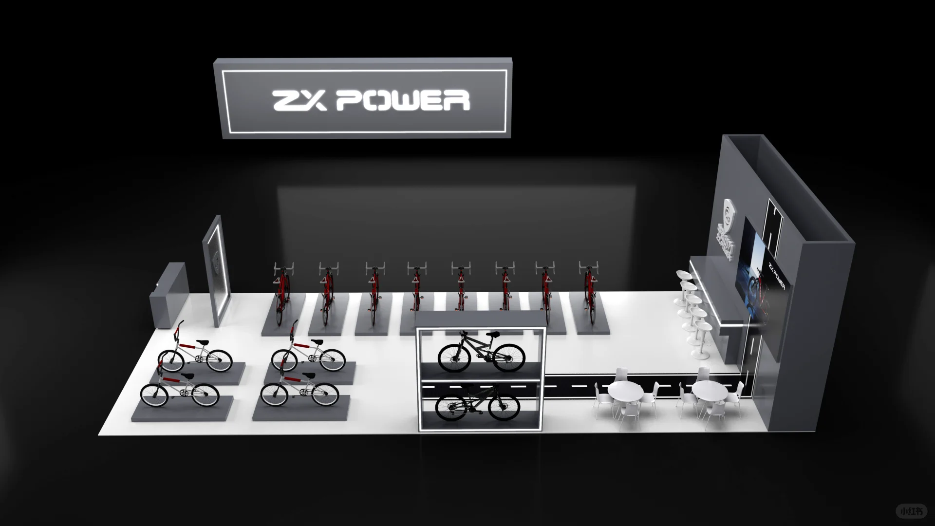 自行车展-流线型设计