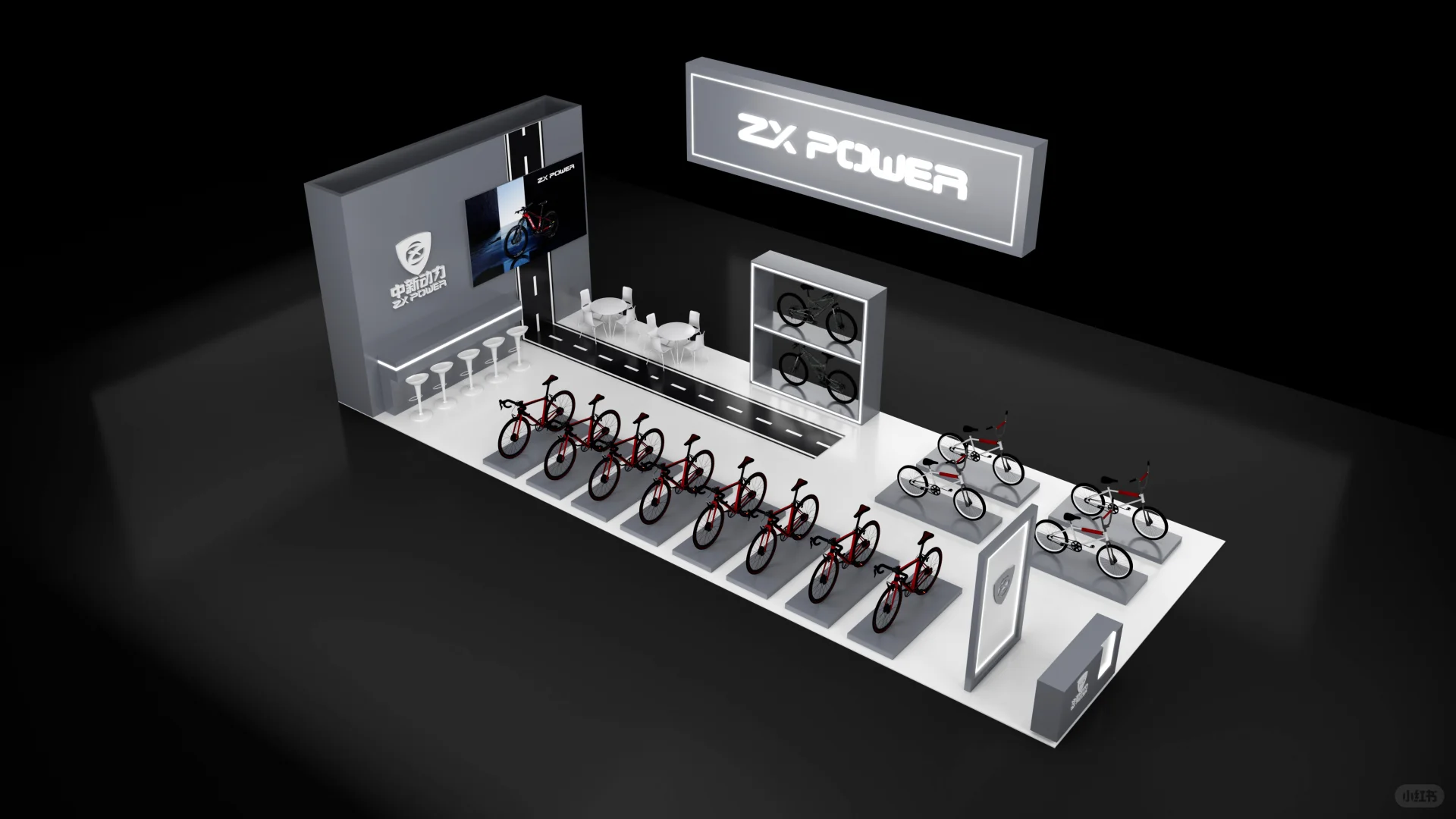 自行车展-流线型设计
