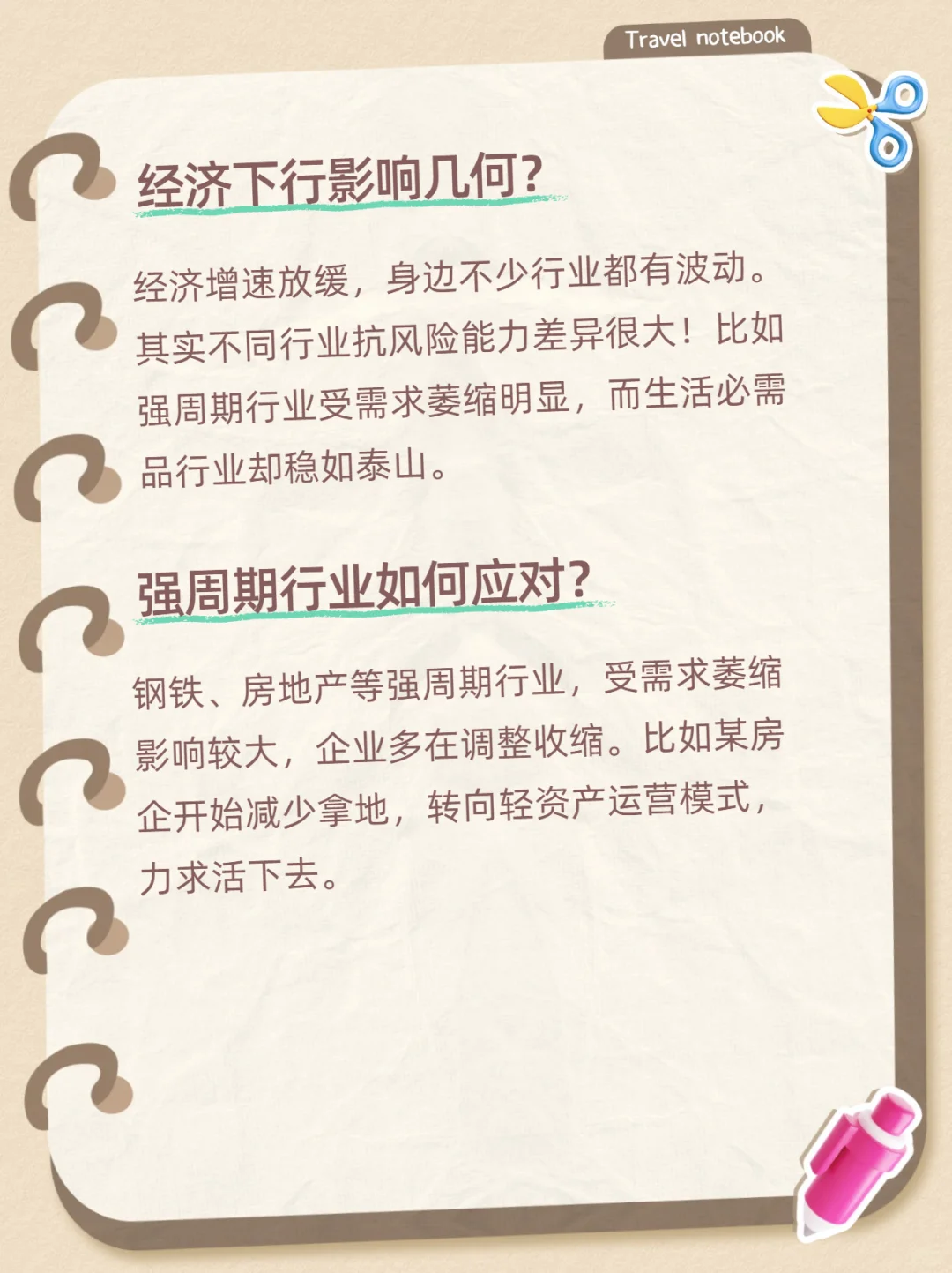 经济下行 你的行业受影响了吗