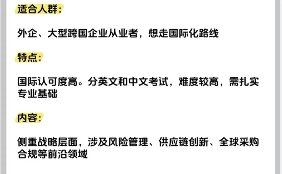 2026年采购人员应该考哪个证书?