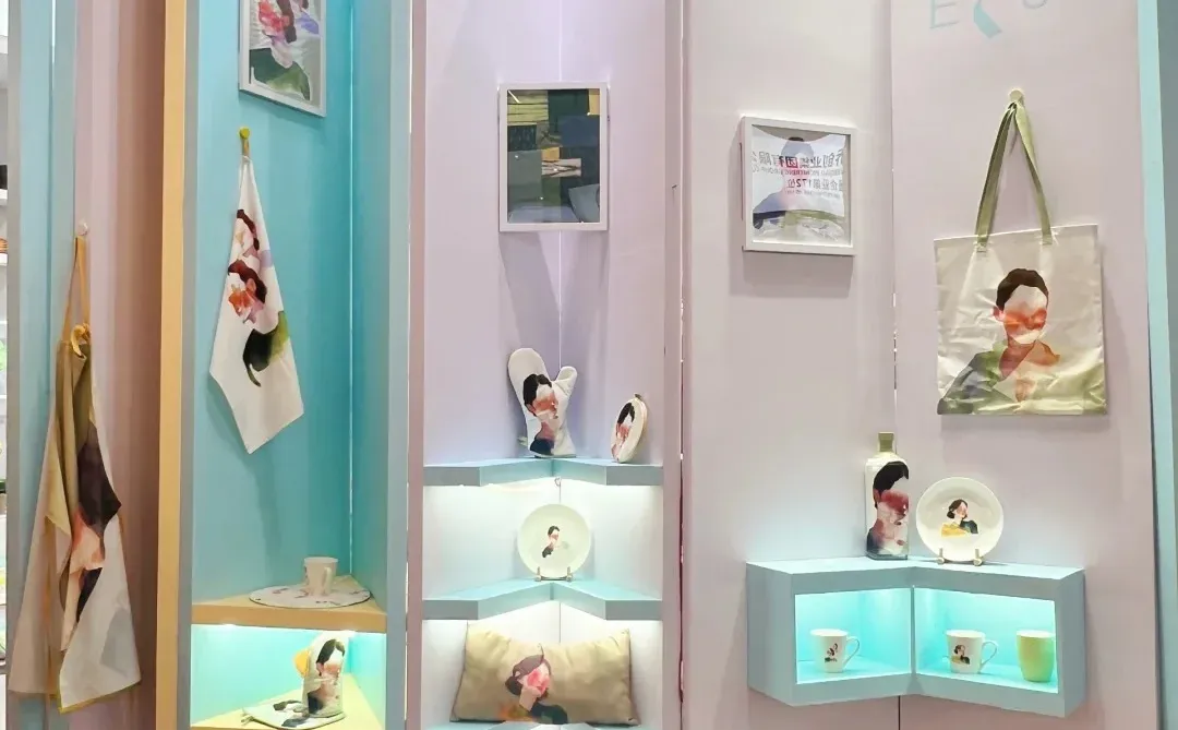 谁懂啊！这个家纺展台设计直接戳中审美✨