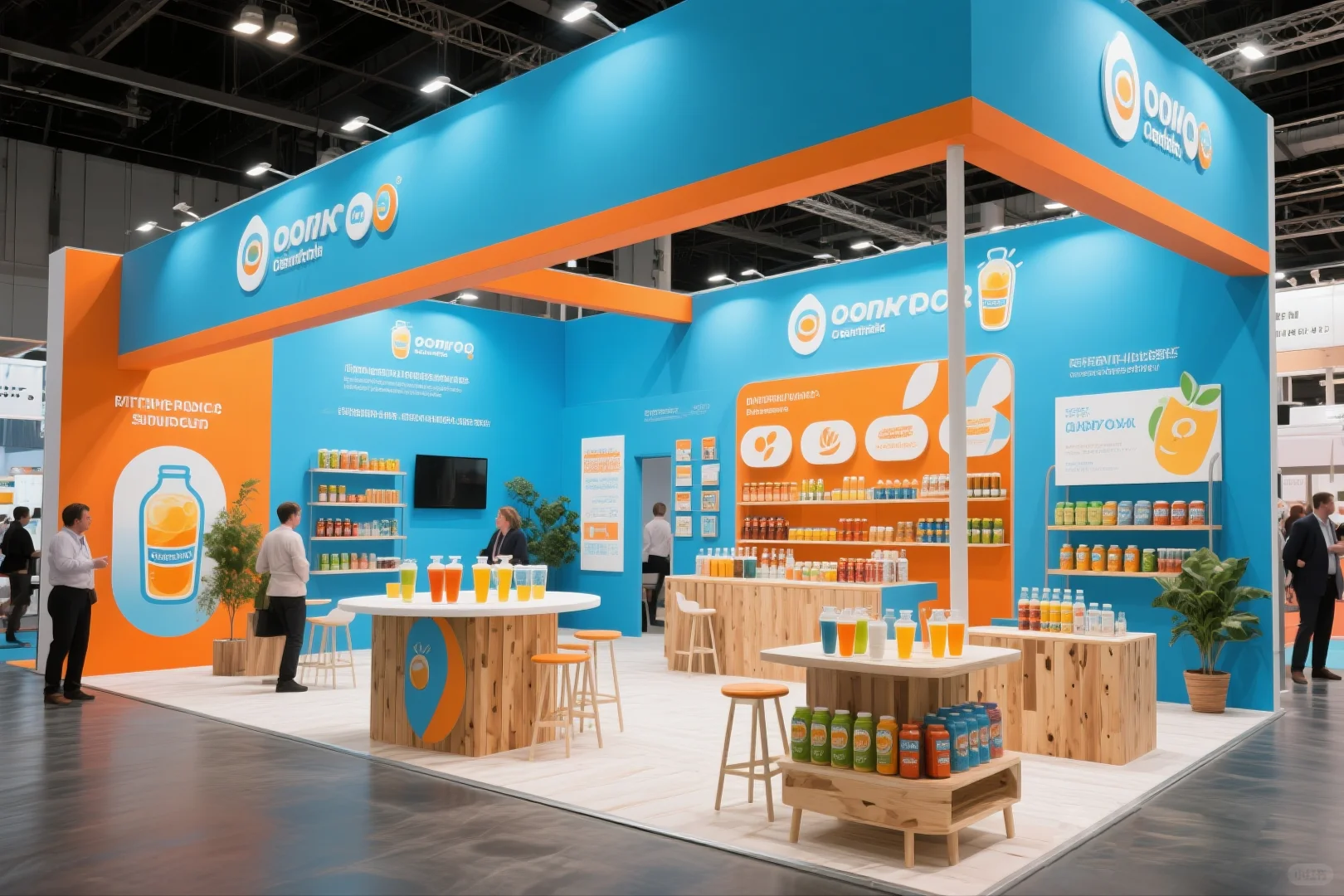 045｜AI-100套展台案例｜饮料行业