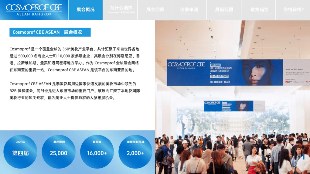 展会推荐|2026泰国曼谷美容展览会