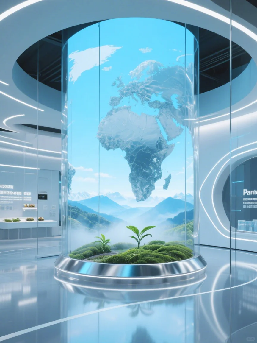 饮料科技展厅案例！这设计很哇塞！