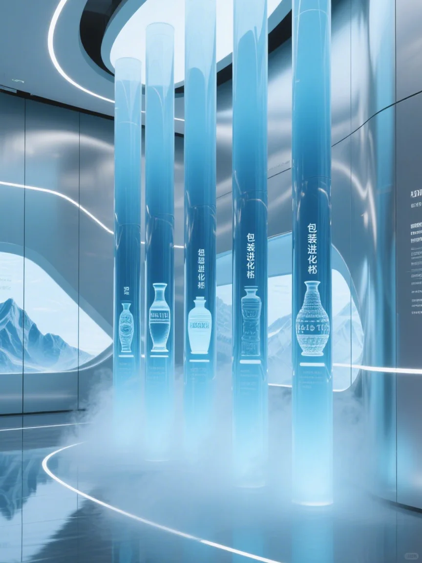 饮料科技展厅案例！这设计很哇塞！