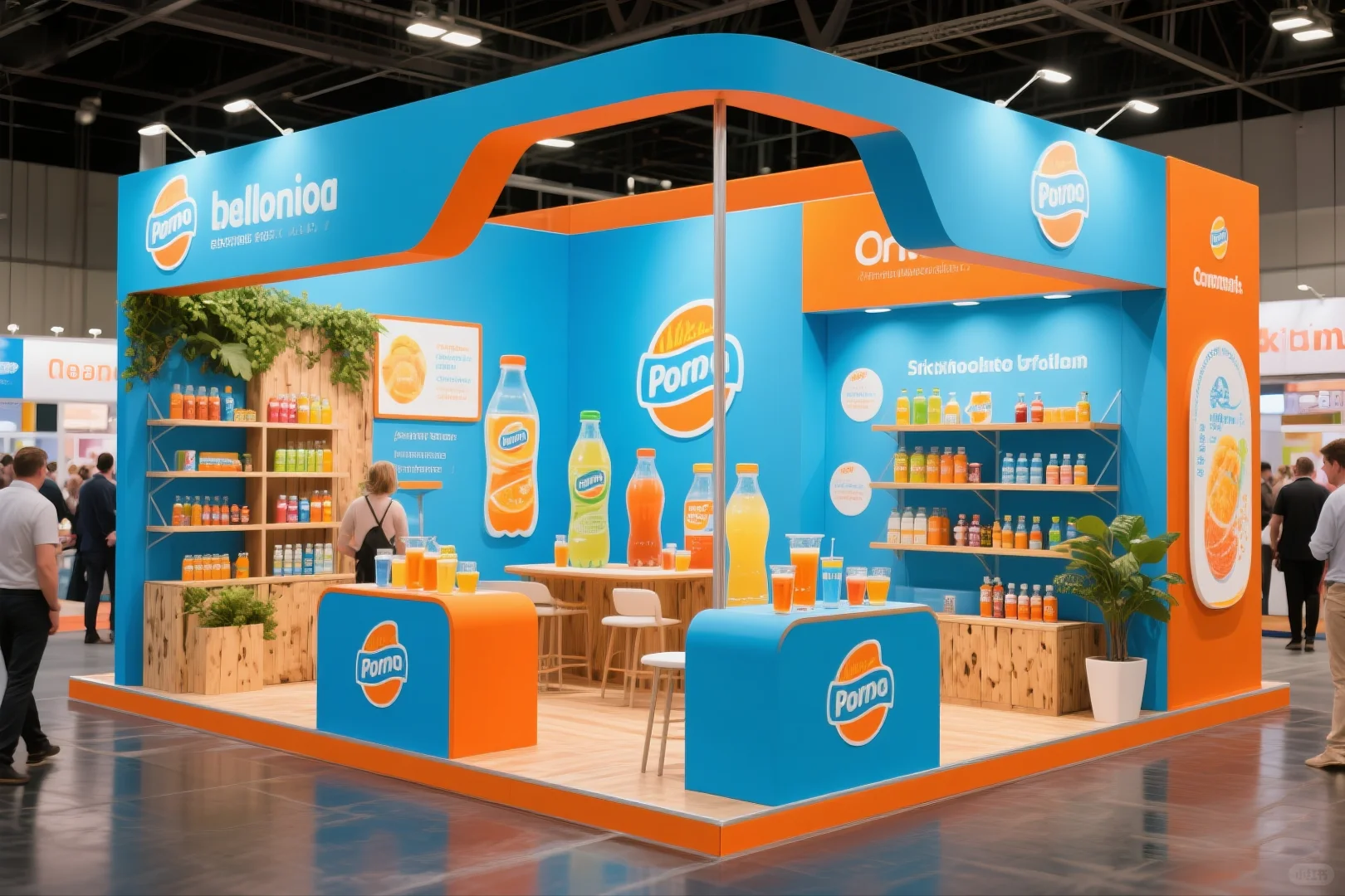 045｜AI-100套展台案例｜饮料行业