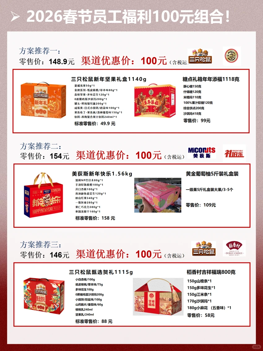 00后做的春节福利采购方案也太贴心了?