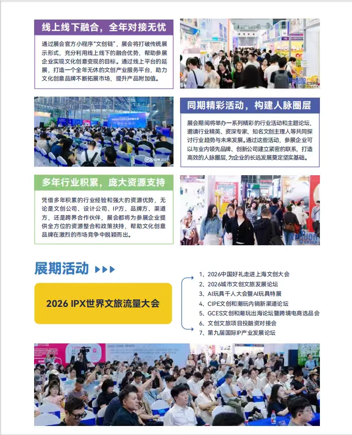 IP授权产业博览会与上海文创潮玩展会