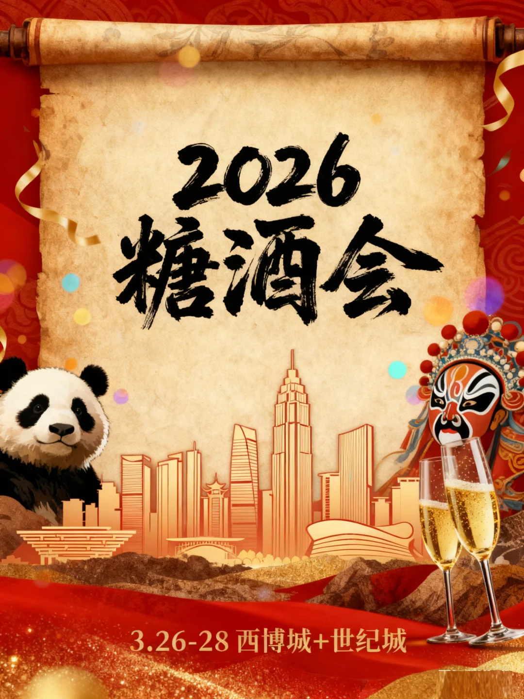 71 年行业老大哥！2026 春糖定档成都啦✨