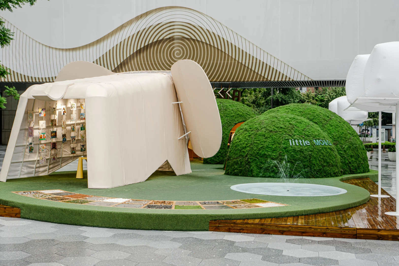 吹泡泡的大象，邀你打卡自然乐园