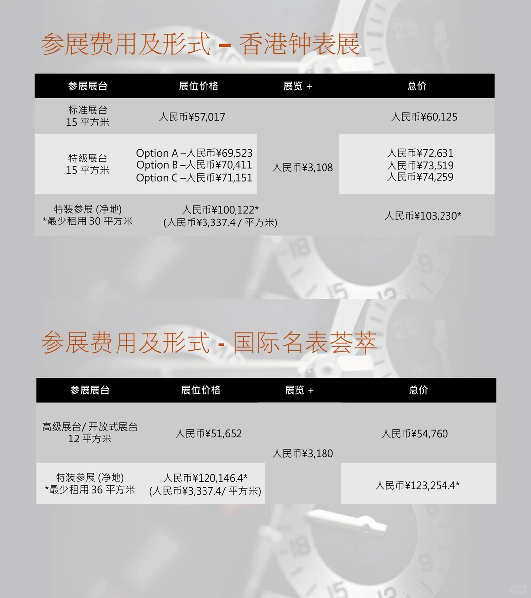 ⏰钟表人速抢！2026香港钟表展展位开抢啦✨