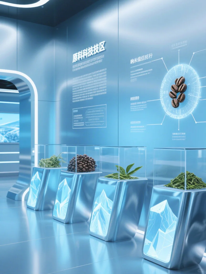 饮料科技展厅案例！这设计很哇塞！