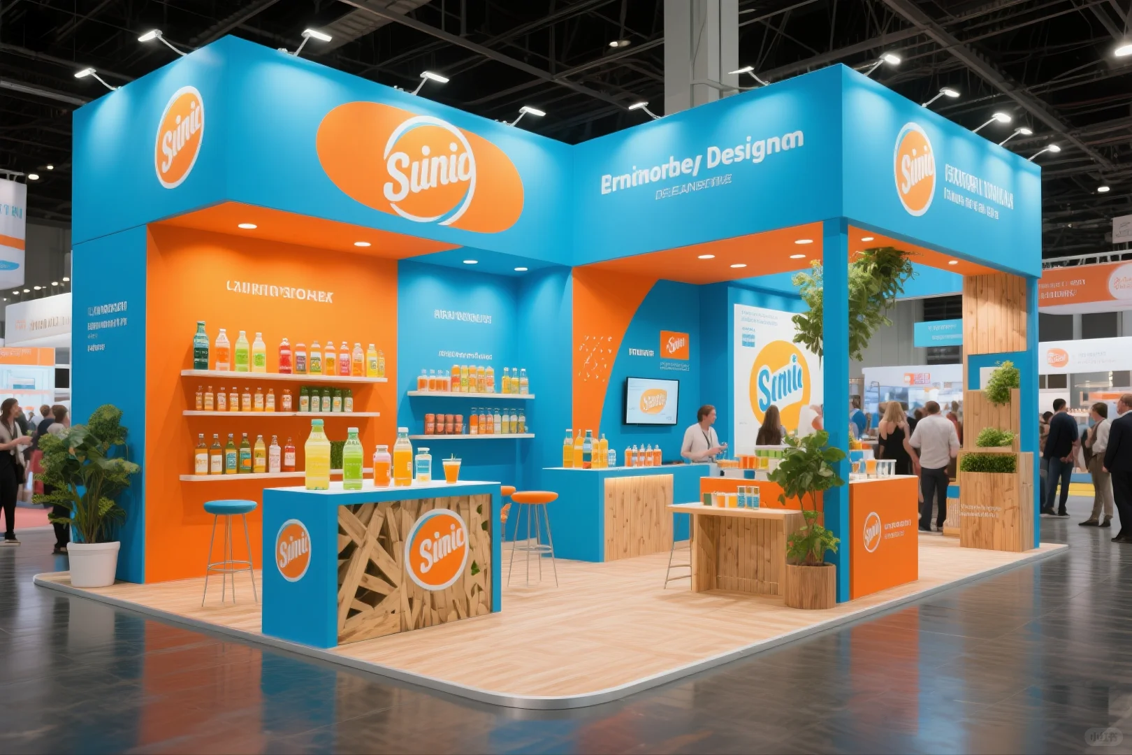 045｜AI-100套展台案例｜饮料行业