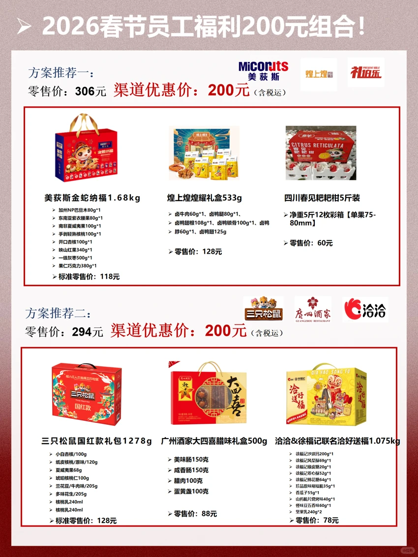 00后做的春节福利采购方案也太贴心了?