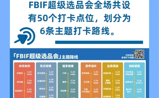 送门票咯！手把手教你爽逛FBIF食品创新展！