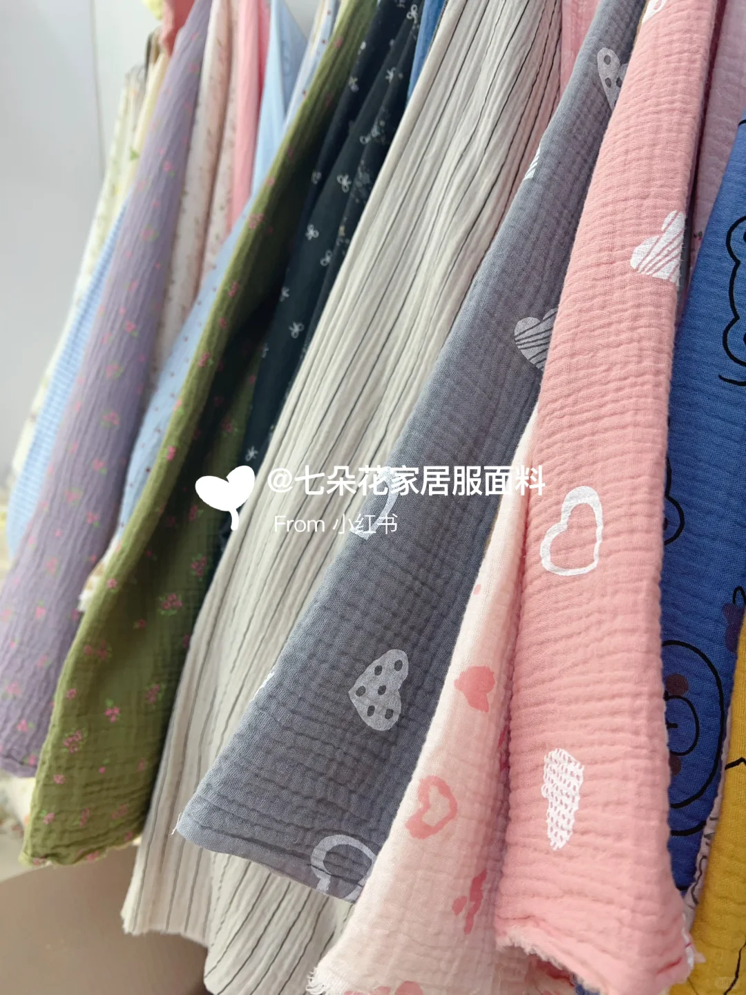 源头工厂✅ 100%纯棉双层纱/皱皱纱