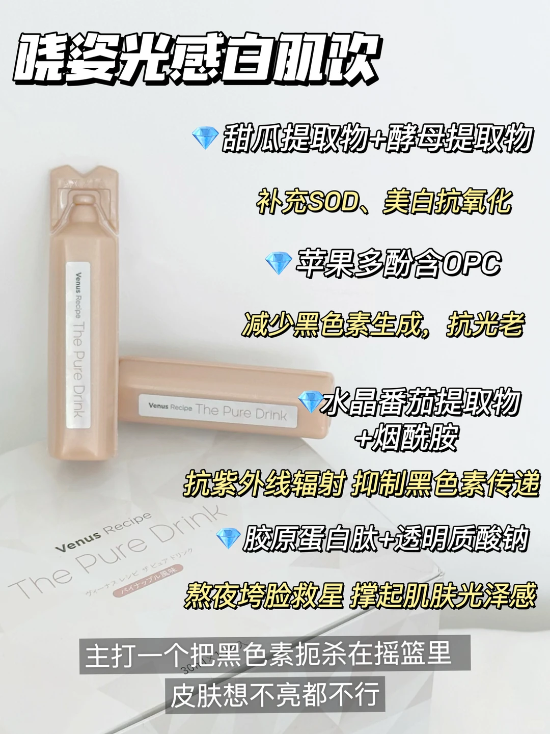 28+糖化暗沉 内调携手才是素颜高定入场券