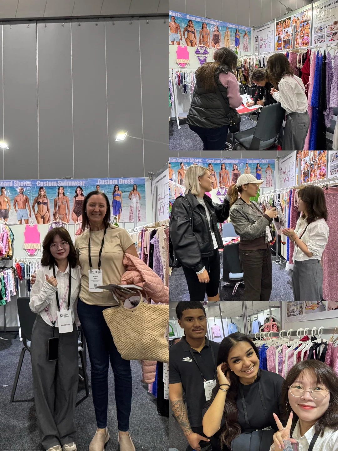 澳洲展会直击!被问爆的泳衣定制太香了??