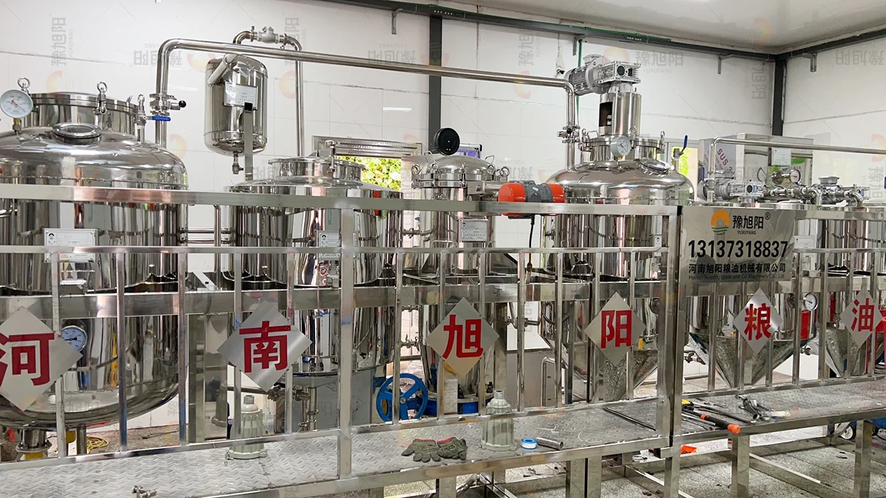 河南旭阳粮油：山茶油榨油精炼及灌装生产线