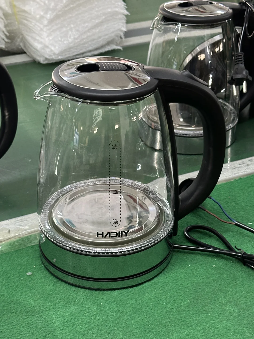 玻璃壶生产线实拍