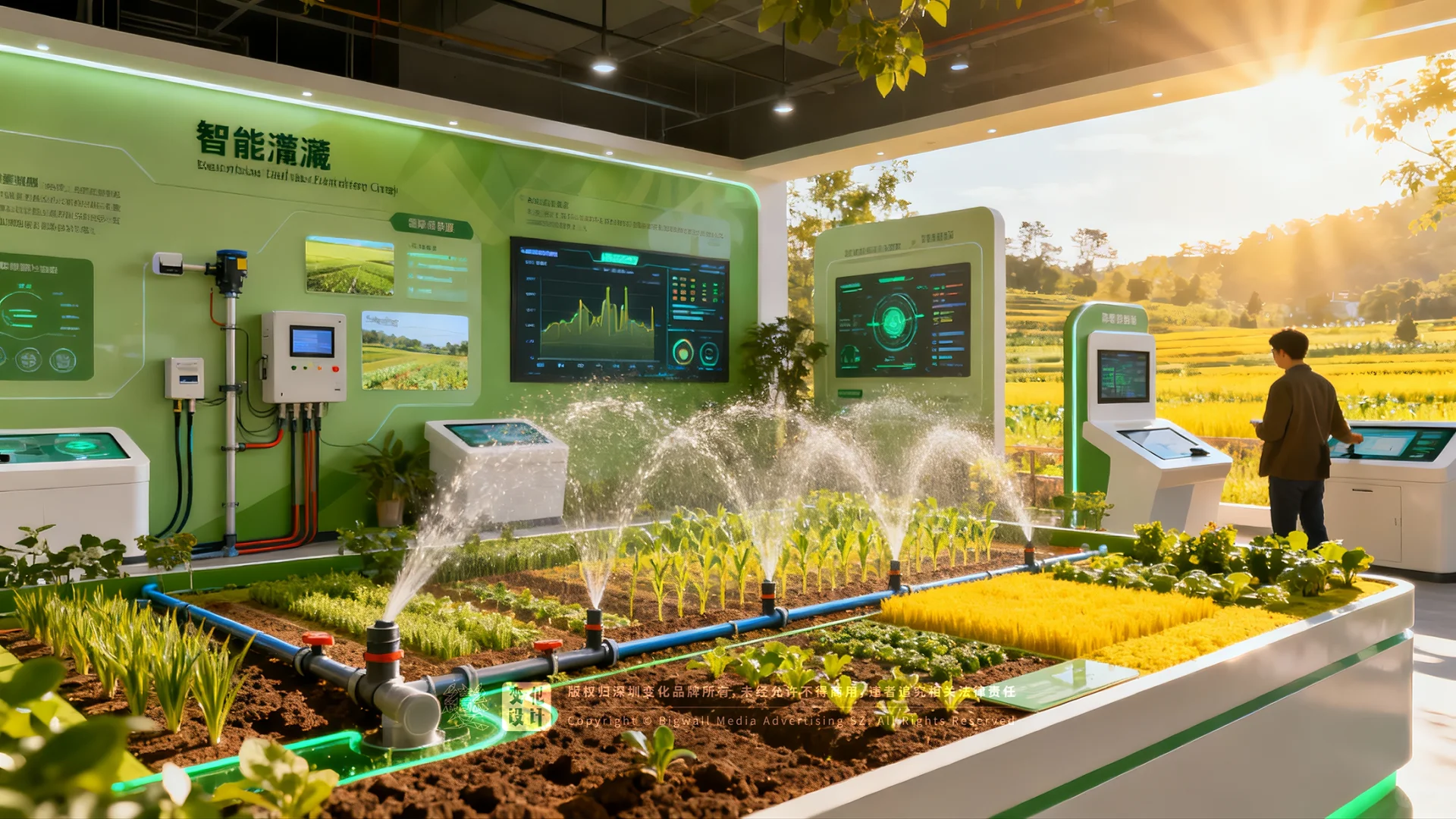 原创展厅设计案例｜智能农业科技中心展厅