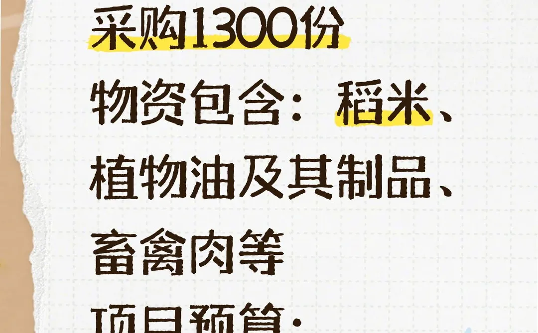 湖北理工春节福利采购，竞争性磋商招 2 家