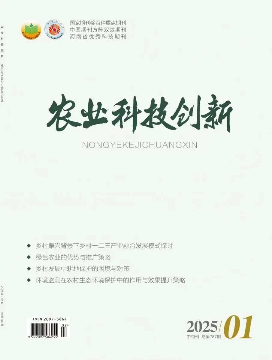 《农业科技创新》 农业类/省级/半月刊