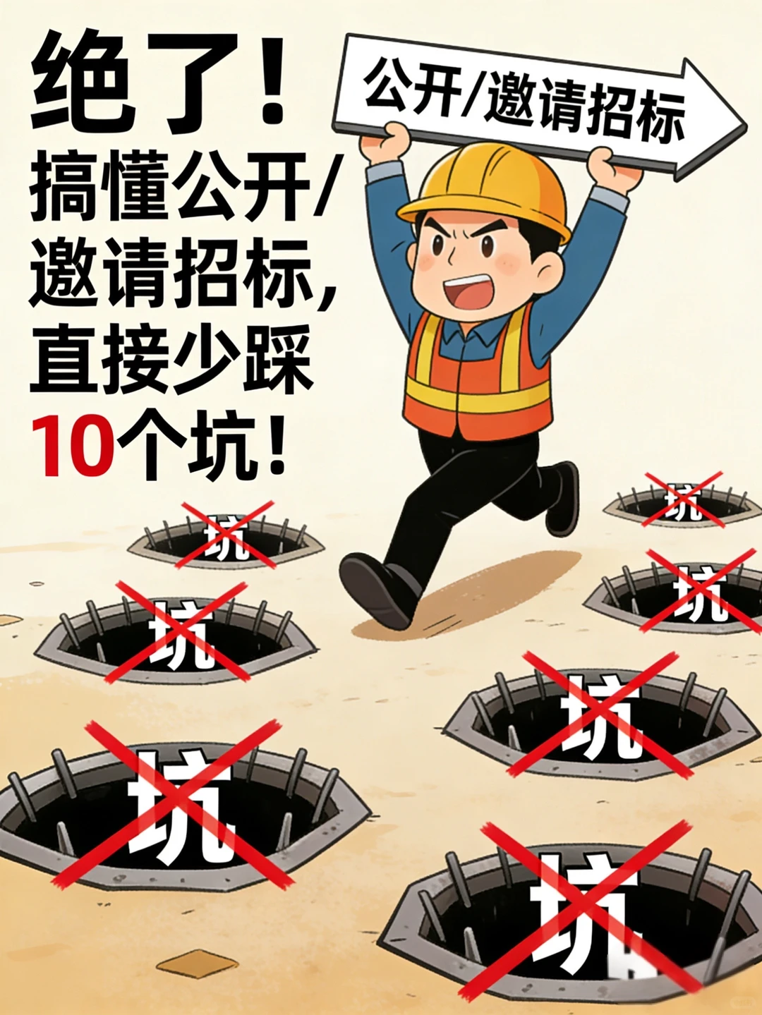 招投标选公开还是邀请？选错直接踩坑⚠️