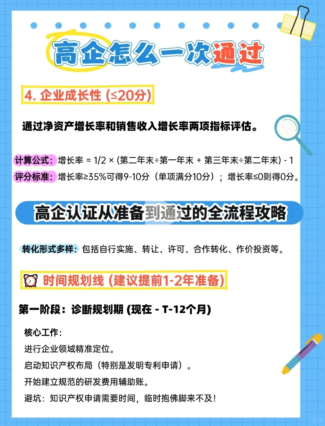 ?高技术企业认定、研发资料汇总集