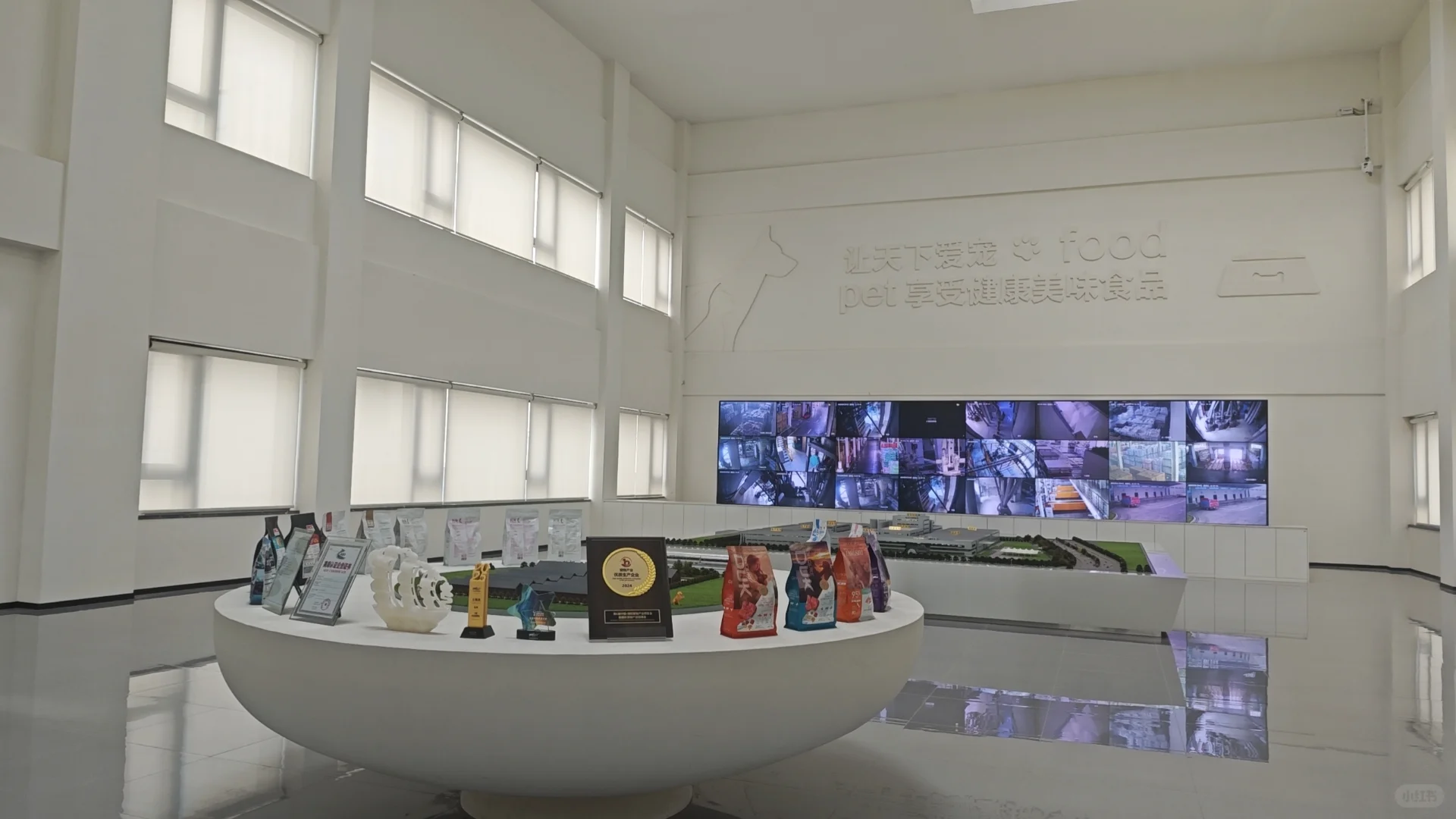 去同学服务的宠物食品厂参观，猜猜是哪里？