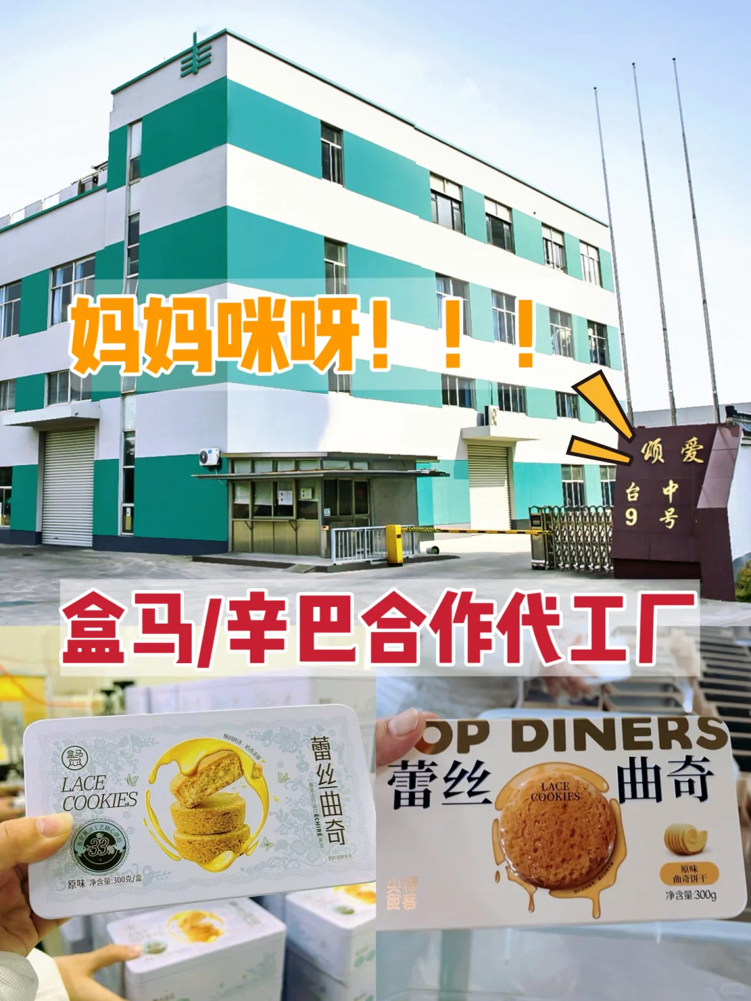 盒马/辛巴卖爆?的曲奇代工厂，被我挖到啦