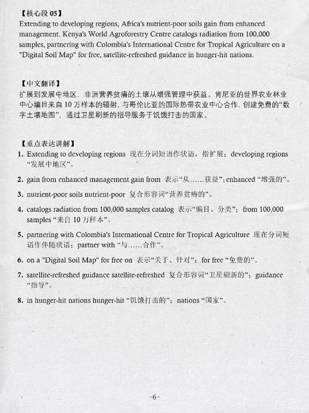 卫星农业|年底必考雅思阅读❗️
