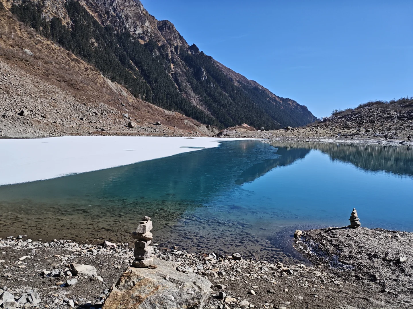 雨崩徒步Day2-冰湖切尼色：雨崩河溯源