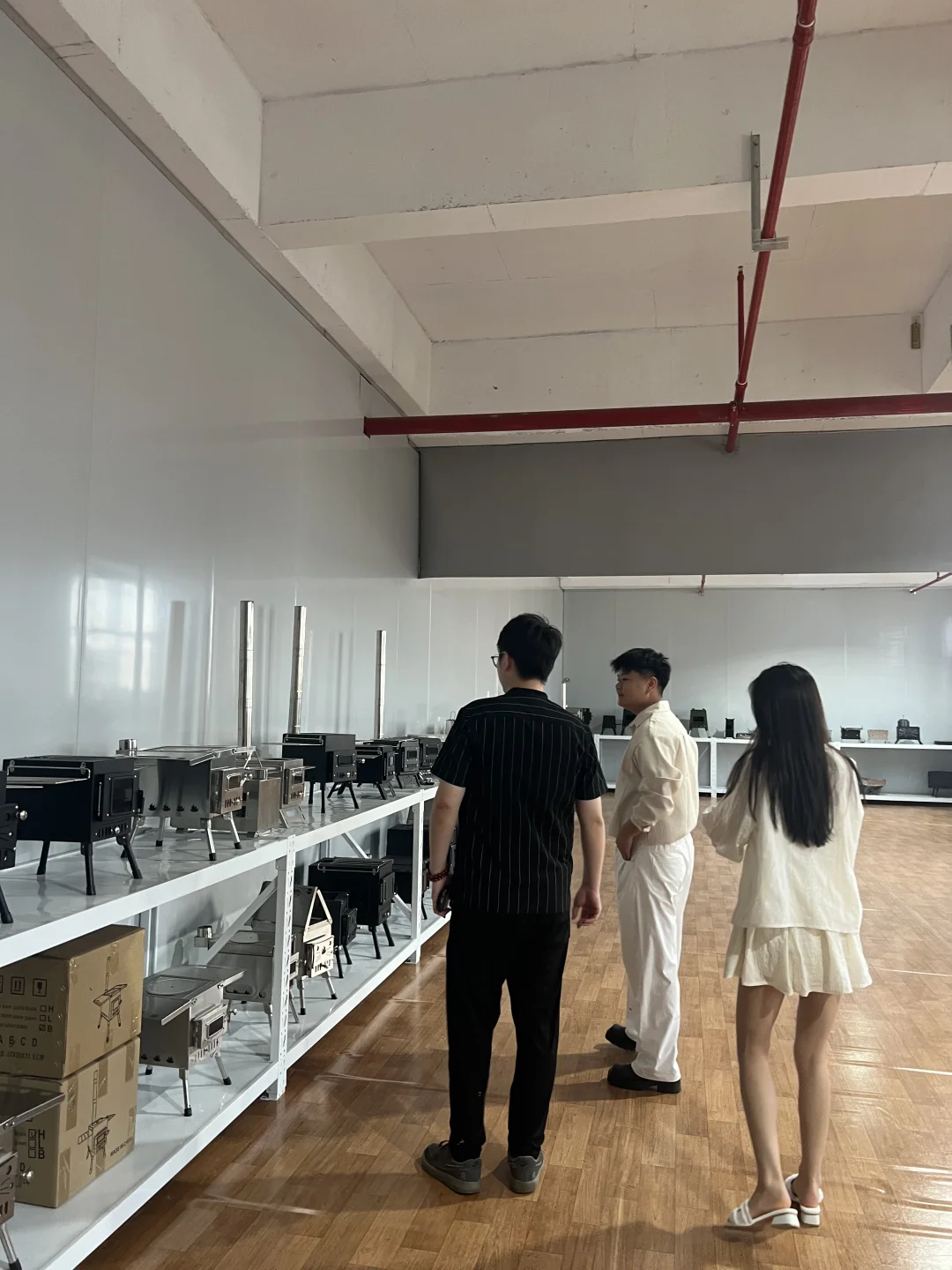 靠小红书做外贸的第123批客户到厂参观